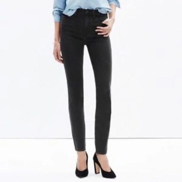 Madewell Black High Riser Skinny Jeans Women’s Size 25 - Picture 9 of 9